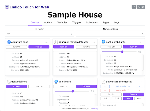 Indigo Touch Web Image