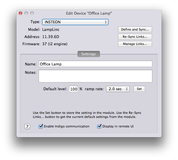Device Dialog Image