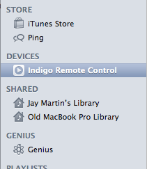 iTunes Outline View Image