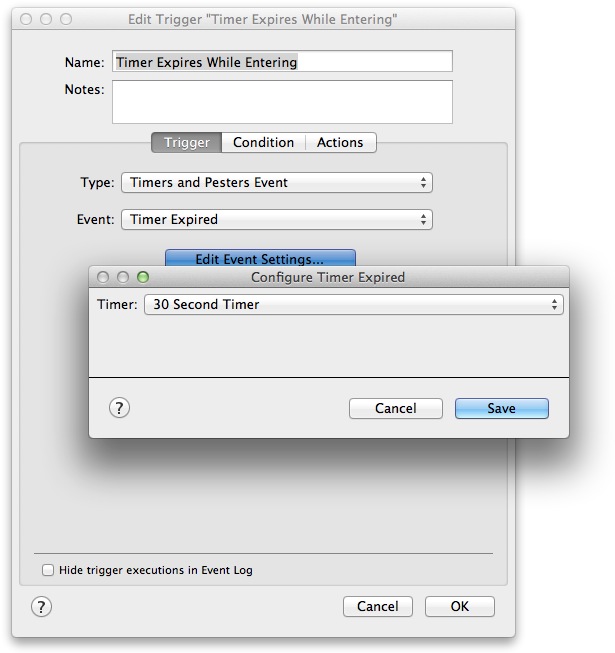 Alarm Timeer Expires Entering Trigger Image