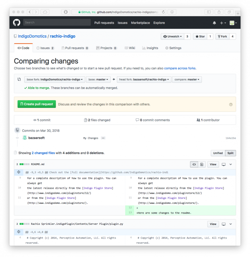 GitHub Desktop New Pull Request Image