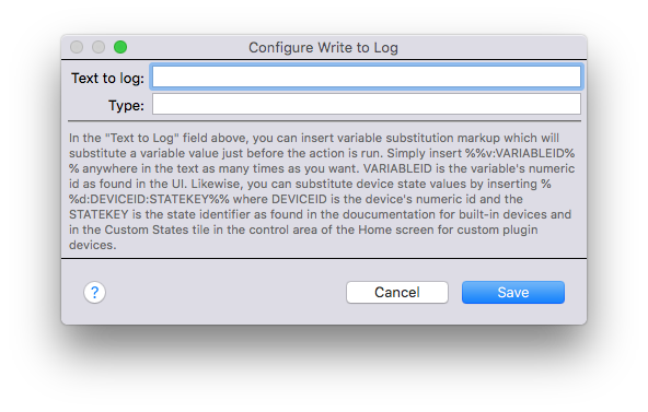 Write to Log Action Image