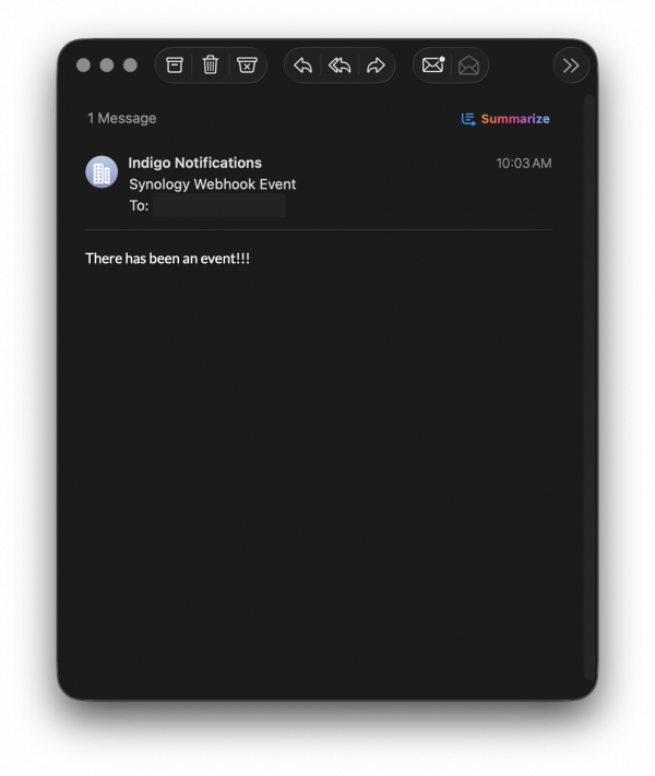 Webhook Email