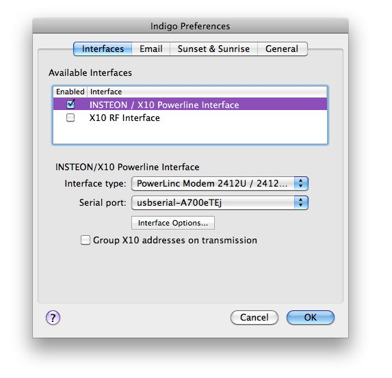 Interfaces Tab Image