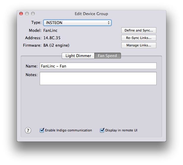 Fanlinc Fan Speed Image