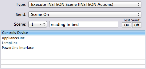 Insteon Scene Action Image