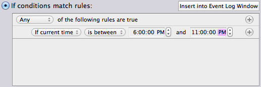 Motion Sensor Condition Example Image