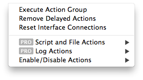 Server Actions Type Menu Image