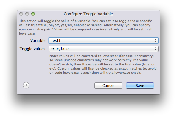 Toggle Variable Action Image