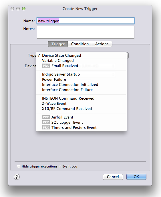 Trigger Dialog Image