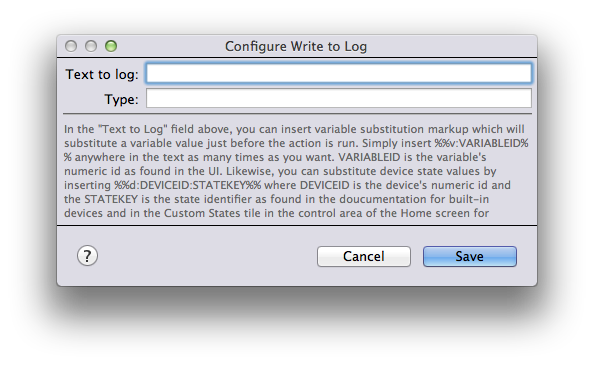 Write To Log Action Image