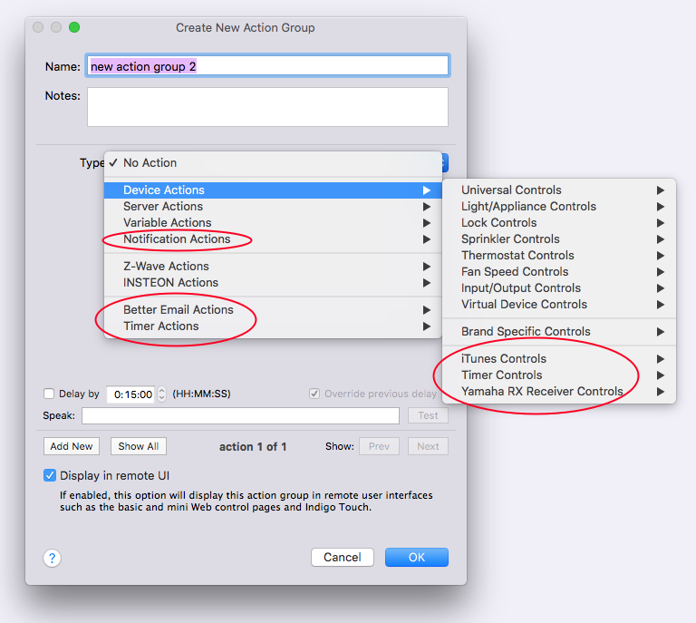 Plugin Actions Image