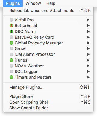 Plugins Menu Image