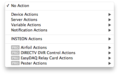 Action Type Menu Image