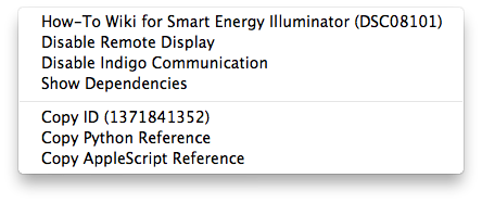 Device Contextual Menu Image