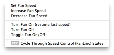 Fan Speed Control Actions Image