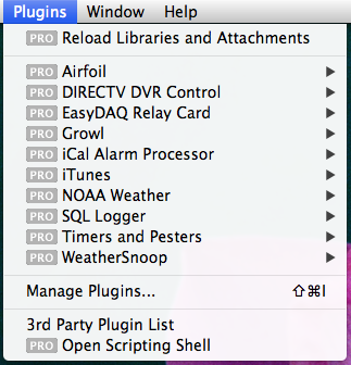 Plugins Menu Image