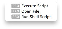 Script Actions Type Menu Image