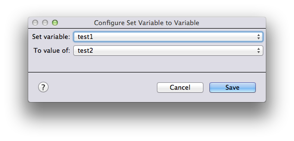 Set Variable To Variable Action Image