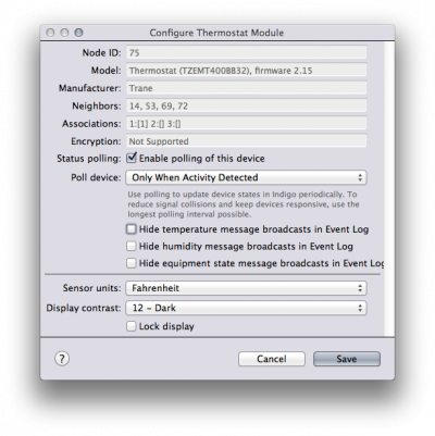 Z-Wave Dialog Settings Image